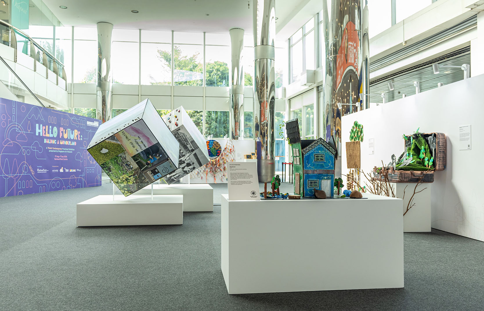 Installation view of SAM_s Think! Contemporary Preschool exhibition, ‘Hello Future_ Building a Wonderland’. Image courtesy of Singapore Art Museum(1)